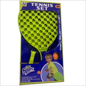 Kit Tennis com 2 Raquete e Bolinha