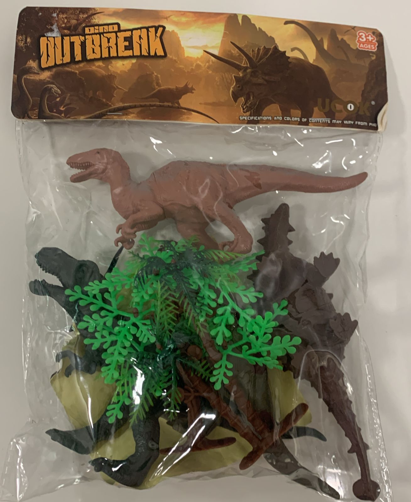 kit dinossauros 6 pcs - Imagem 2