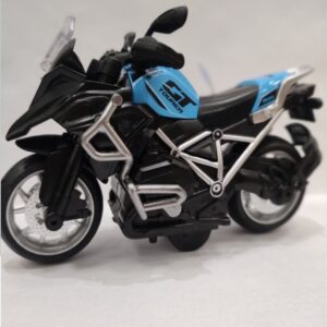 Moto metal miniatura Azul Claro