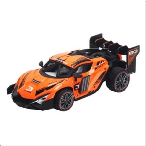 Carro de Controle Remoto Grand Metal Racing - Laranja