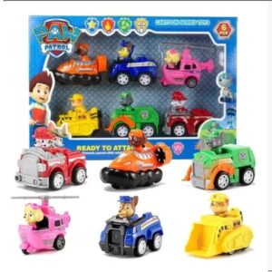 Kit 6 Carrinhos Patrulha Canina