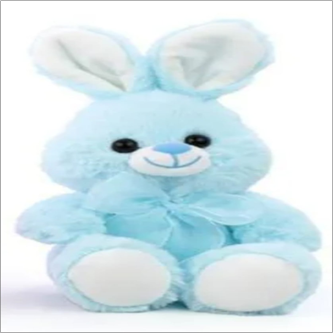 Coelhos de Pascoa Pelucia C/LACO - Imagem 2