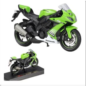 Miniatura Moto Kawasaki ZX10R Maisto C/ Base 1/12