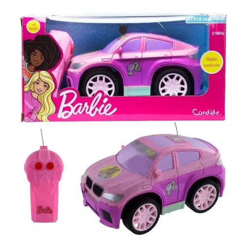 Carrinho de Controle Remoto Barbie