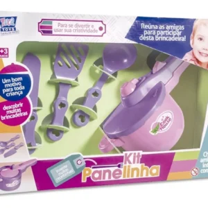 Kit Panelinha de Pressão brinquedo para cozinha infantil