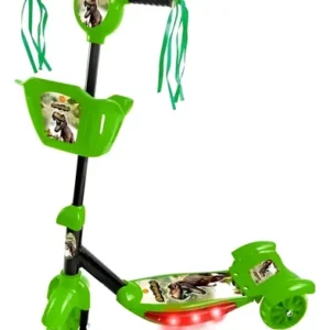 Patinete Dinossauro DMR5620 com som, luz e cesta