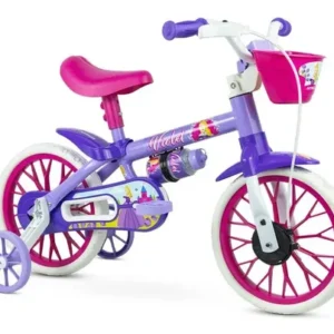 Bicicleta infantil aro 12 Charm da Nathor, ideal para crianças entre 3 e 6 anos