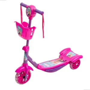Patinete Sereia DMR0004 da DM Toys com luz, som e cesta